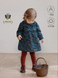 babylove | Cute Floral Print Cotton Baby Dress