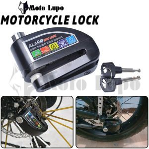 Moto Lupo Motorcycle Alarm Lock Motorbike Antitheft Lock Wheel Disc Brake Security Safety Siren Lock With Alarm Systerm
