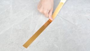 HCCM 50M Floor Tile Gap Tape Wall Tile Strip Seam Sticker Copper Foil Waterproof Mildewproof Wall Tape