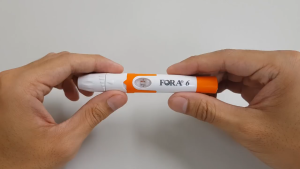 FORA 6 Connect (Blood Glucose Ketone Cholesterol Hemoglobin) Meter Set + Uric Acid Strips + 50s Lancents (Original)