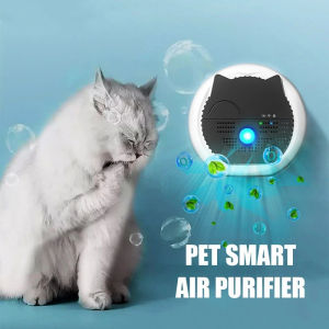 USB Air Purifier Smart Pet Ozone Generator Cat Litter Box Dog House Negative Ion Disinfection Odor Purifier