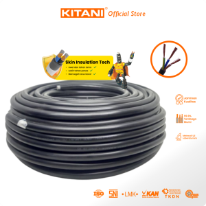 KITANI - NYYHY 3×2.5 mm² - 50 Meter -  Kabel Listrik Tembaga Serabut
