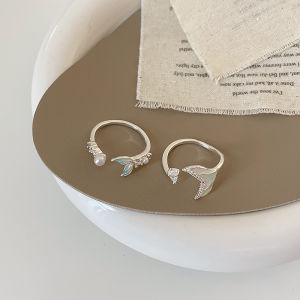 South Korea Niche Design Fishtail Open Ring: A Simple Fashion Trend