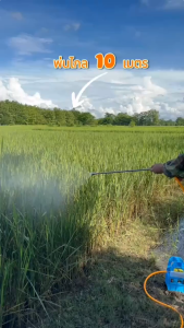 เครื่องพ่นยาแบตเตอรี่ 12v 12 บาร์ - ปั๊มน้ำคู่ กระเป๋าหิ้ว พร้อมสายหนา 5 ชั้น แรง ลากสายได้ไกล พ่นสูง 10เมตร