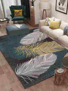 Nordic Minimalist Carpet Modern Living Room Sofa Tea Table Room Cute Bedroom Bedside Mat Full Tatami Floor Rug