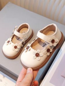 Princess Style Baby Girl Shoes Soft Bottom Slip-On Walking Shoes Infant Footwear for 1-3 Years Old Children Spring Autumn
