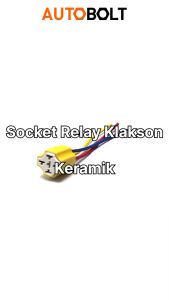 SOCKET RELAY KLAKSON: Aksesoris Motor Berkualitas