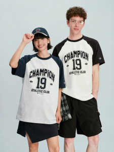 Champion | New Summer Mens Raglan Sleeve Color Block T-shirt