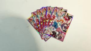 60PCS 67x92mm One Piece Laser Standard Size TCG Card Sleeves Anime Card Protector Board Game Cards Protector PTCG Cards Shield