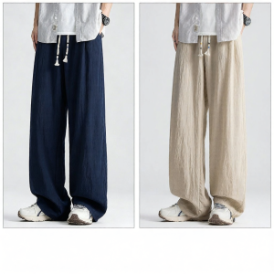 izzue | Summer Lightweight Japanese Style Leisure Trousers