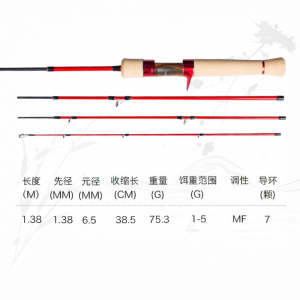 YUSHANHUWAI | Cần Câu Cá Siêu Nhẹ Đa Khớp Gập Gọn