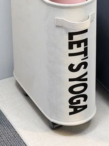 45L Laundry Basket with Wheels Waterproof Dirty Laundry Hamper Basket Dirty Clothes Basket Bakul Baju Laundry 洗衣篮 髒衣籃