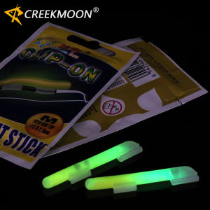 Clip On! 10Pcs(5bags) SS-XL Night Fishing Glow IN Dark Lighting Stick Luminous Green chemical glow stick for Rod light stick