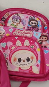 Tas LABUBU KUROMI 2024: Tas Sekolah Perempuan TK Paud Terbaru BONUS BOTOL MINUM
