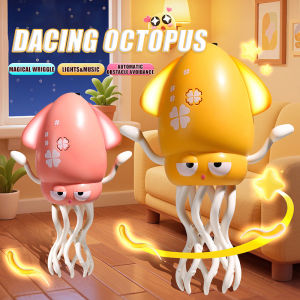 Electronic Dancing Squid Toys With Lights Music Dacing Octopus Education Toddler Baby Interactive Development Toys Birthday Gift
