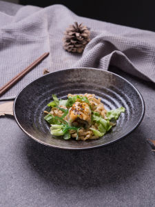 Versatile Shallow Ceramic Bowl