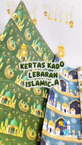 10 Kertas Kado Lebaran Islamic / Bungkus Kado Lebaran Ramadhan / Kertas Kado Lebaran Islamic