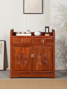 Solid Wood Dining Room Sideboard Living Room Tea Table Cabinet Storage Cabinet Kitchen Wine Cabinet New Chinese Style Furniture
