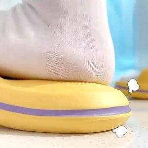 Couple thick-soled slippers for women indoor home summer bathroom bath non-slip simple comfortable soft air cushion outer wear sandals for men (36-45)