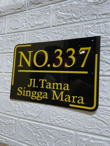 nomerumah akrilik cantik dekorasi rumah elegan