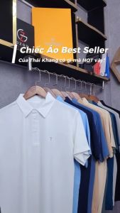 Áo thun polo nam THÁI KHANG vải thun lạnh mặc cực mát co dãn 4 chiều ATK1