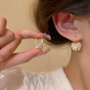Korean Fashion Flower Earrings Women Elegant Simple Earring Jewelry Accessories for Girls