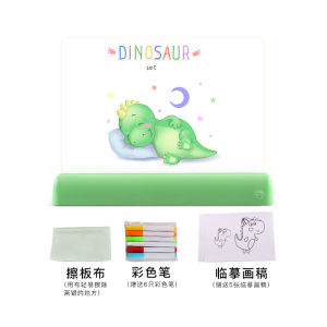 New 3D Painting Fluorescent Board Erasable Colorful Glowing Message Board RGB Night Light Whiteboard Stall Advertising Board