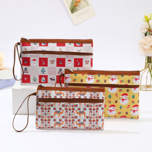 Large Korean Style Zipper PU Makeup Bag & Women's Travel Handbag