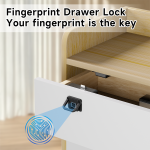 Smart Home Biometric Fingerprint Lock Hidden Drawer Electronic Lock Privacy File Storage Keyless Residential Security Protection