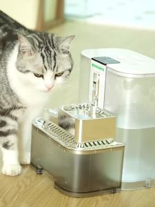 5L Dumping Pet Water Dispenser Wireless Cat Water Fountain Smart Dog Water Dispenser Rechargeable Automatic Water Feeder
