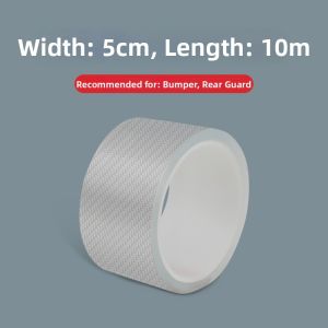 Transparent Carbon Fiber Style Anti-scratch Car Door Sill