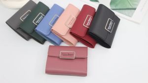 ABC ABC Dompet Lipat Mini Wanita 6016-1 Trend Fashion Cute Wallet Polos Murah