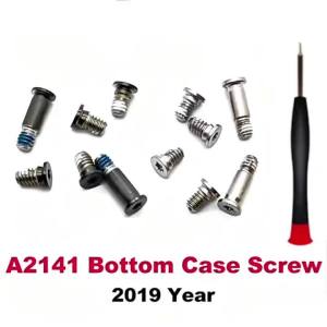 New Laptop Gray Silver A2141 Bottom Case Screw Sets Screwdriver for Macbook Pro Retina 16 2019 Year