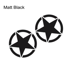2Pcs Five-Pointed Star Motorcycle Sticker PVC Decor Decal Accessories For DUCATI KTM BMW YAMAHA Kawasaki Vespa Voge Honda CFMOTO