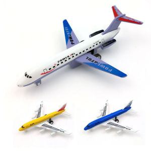 14CM Alloy Force Control Plane Kids Boy Pull Back Simulated Aircraft Aviation Model Toy Ornaments Birthday Gift