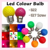 3W Led Colour Bulb Ping Ping Bulb Mentol Raya B22 E27