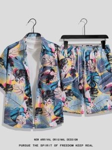 LIIEN NOOS | Bộ Đồ Biển Cho Nam In Hoa