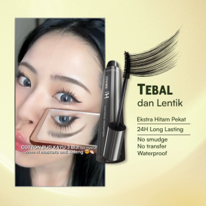 [MASCARA SASHFIR] NEW! WARDAH Hi-Impact Volumizer Mascara 13X Volume & Curl Effect - Mascara Waterproof - Maskara Jigrak - No Fake Lashes - Bulu Mata Lentik Panjang Tebal Tahan Lama - 24 Jam Longlasting Smudgeproof No Clumpy - Eye Makeup
