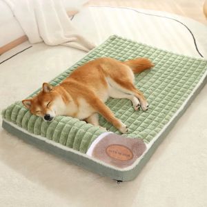 CHENJIE Comfortable Warm Dog Mat Autumn Winter Thickened Fluff Pet Bed Winter Warm Sleeping Mat Pet Supplies