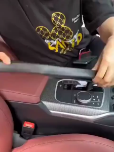 Car Seat Gap Filler Universal PU Leak-proof Filling Strip Anti-Drop Seat Gap Strip With Hole Accessories