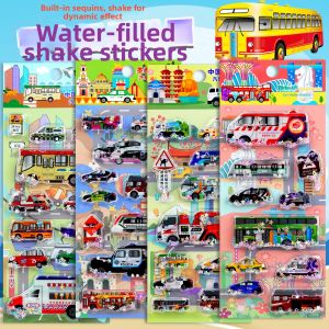 DAXIANTONGXIN | Water Injected Crystal Flow Shaped Moving Stickers for Boys