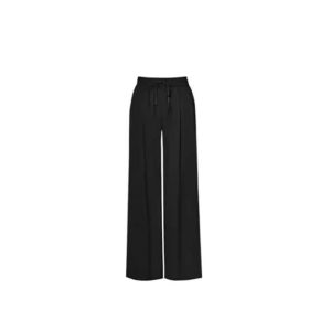 Ice Silk Thin Yamamoto Pants Women Summer New High Waist Drape Slim Straight Pink Casual Wide Leg Trousers Commute Style