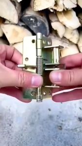 TY Engsel Penutup Pintu Otomatis Metal Engsel Penahan Pintu Engsel 90 Derajat Pintu Tutup Spring Door Closer untuk Layer Pintu Kabinet Rumah Pagar Kayu Perlengkapan Rumah