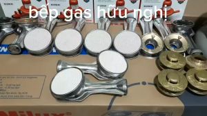 Combo điếu inox bếp gas hồng ngoại FI90 ( trắng )