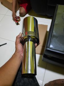 Knalpot racing mobil x-power titan full stainles for avanza xenia agya ayla brio jazz vios grandmax carry rush dll