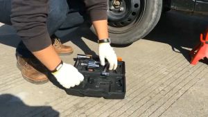 Makute Heavy Duty Hydraulic Tire Nut Wrench with Torque Multiplier Case Labor Saving High Quality Lug Wrench for Wheels