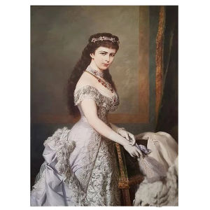Kayou | 5D DIY Diamond Painting Kit Vintage Bavaria Princess Countess Classical Art Full Drill Rhinestone Wall Decor Gift for Adults