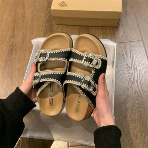 YX | Thick Soled Dual Strap Women Slides 2026 Summer