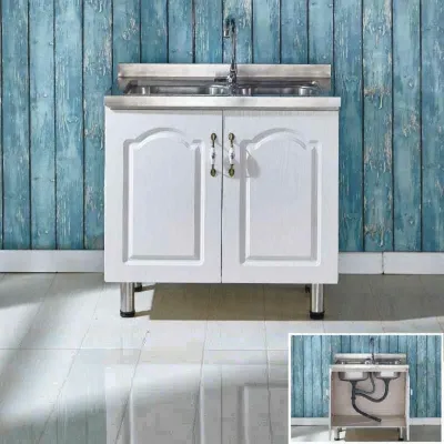 ZHENTAIYUAN | Easy-to-Assemble Kitchen Cabinet Water Sink Storage
