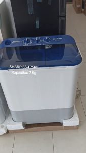 Mesin Cuci Dua Tabung Sharp 7.5 Kg ES T75NT Pure Magic